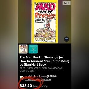 MAD 1976 Book of Revenge Collectors Book